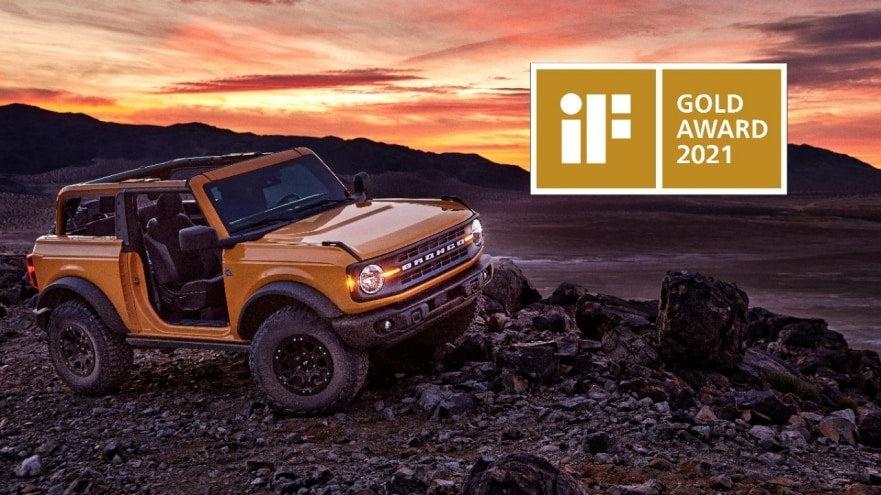 iF Design Gold Award Goes to 2021 Ford Bronco for Outstanding Design