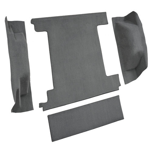 1974-1976 Ford Bronco Cargo Area Carpet Kit (2 Gas Tanks, without Tailgate Lock) - Cutpile