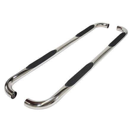 3" Polished Stainless Steel Oval Nerf Bars - Bronco Sport