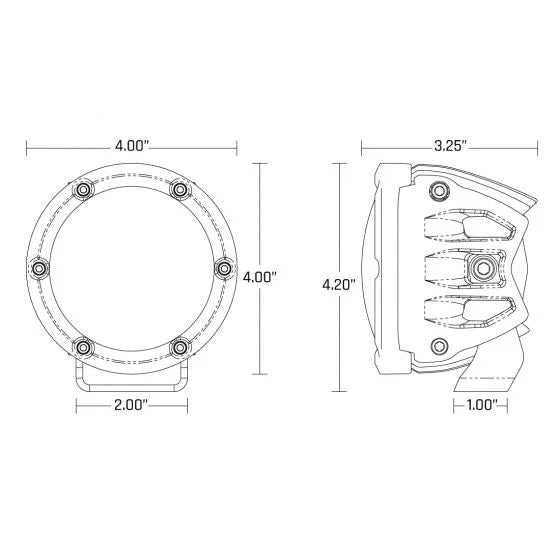 360-Series Pro SAE Fog White Pair