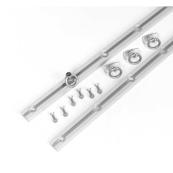 68" Slide-N-Lock Tie Down System - Clear Anodized