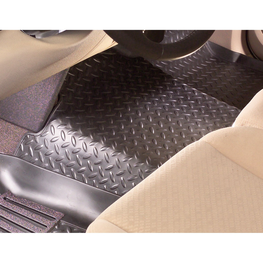 87-96 Ford Truck/80-96 Bronco (Auto Trans.) Classic Style Center Hump Black Floor Liner