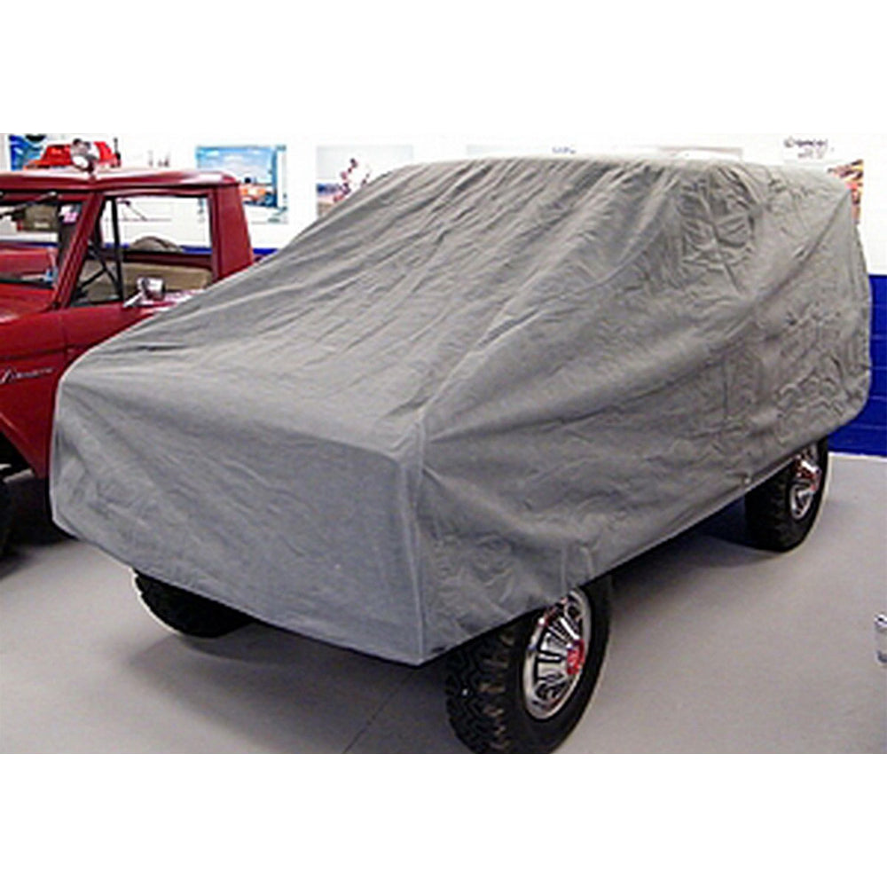 Car Cover 4 Layer Grey Ford Bronco 6677 (Includes Lock Cable & Storage Bag)