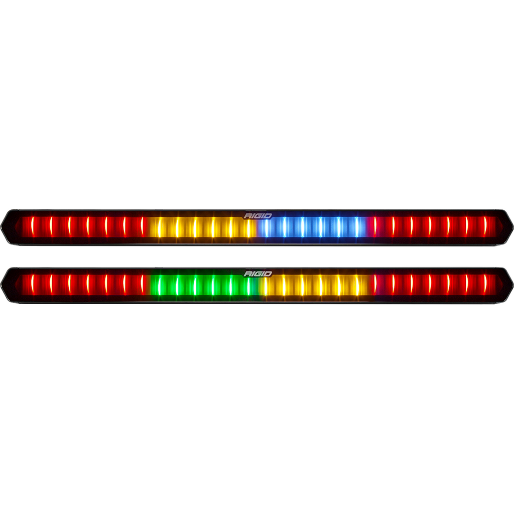 Chase Rear Facing 27 Mode 5 Color LED Light Bar 28", Surface Mount