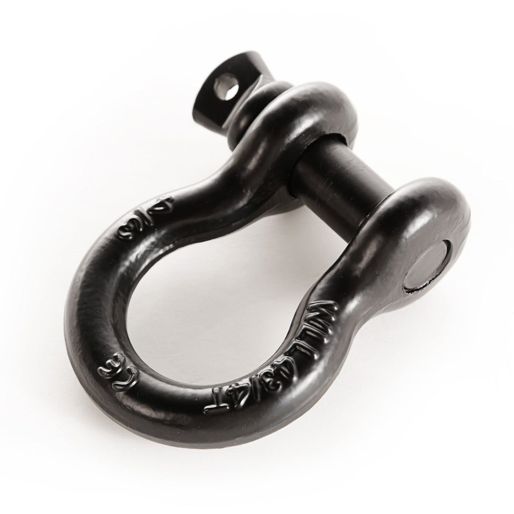 D-Ring Shackle, 3/4 Inch, 9500 Lb, Black