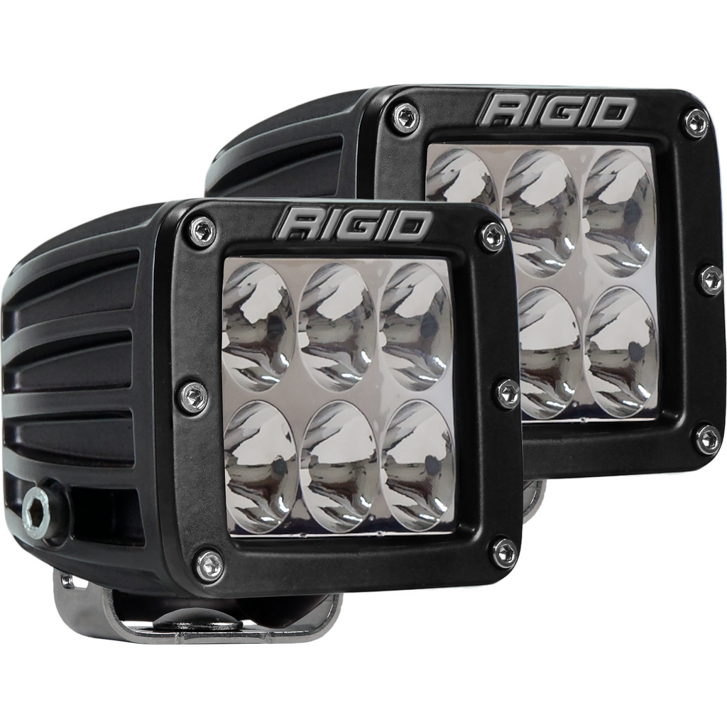 D-Series Pro LED Light, Driving Optic, Surface Mount, Black Housing, Pair