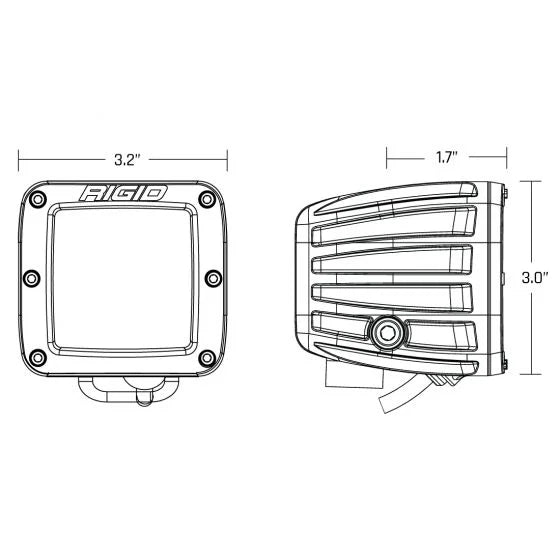 D-Series Pro SAE Fog White Pair