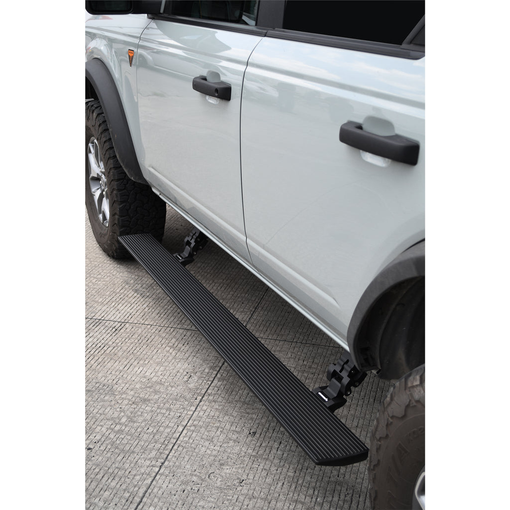 E1 Electric Running Board Kit - Textured Black (4 Door)