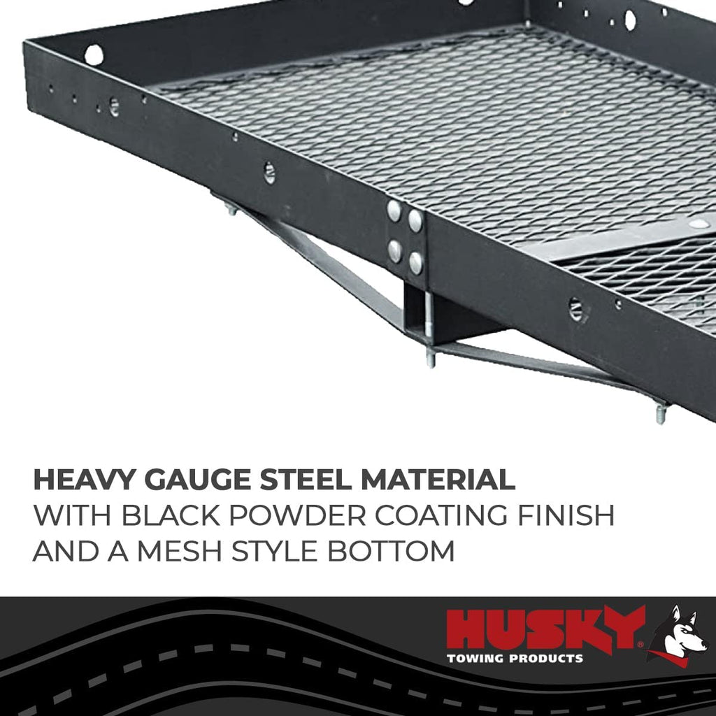 Extra Wide Trailer Hitch Steel Cargo Carrier