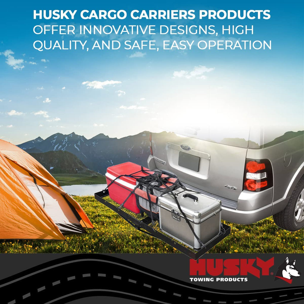 Extra Wide Trailer Hitch Steel Cargo Carrier