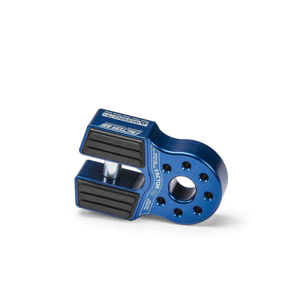 Flatlink Winch Shackle Mount - Blue