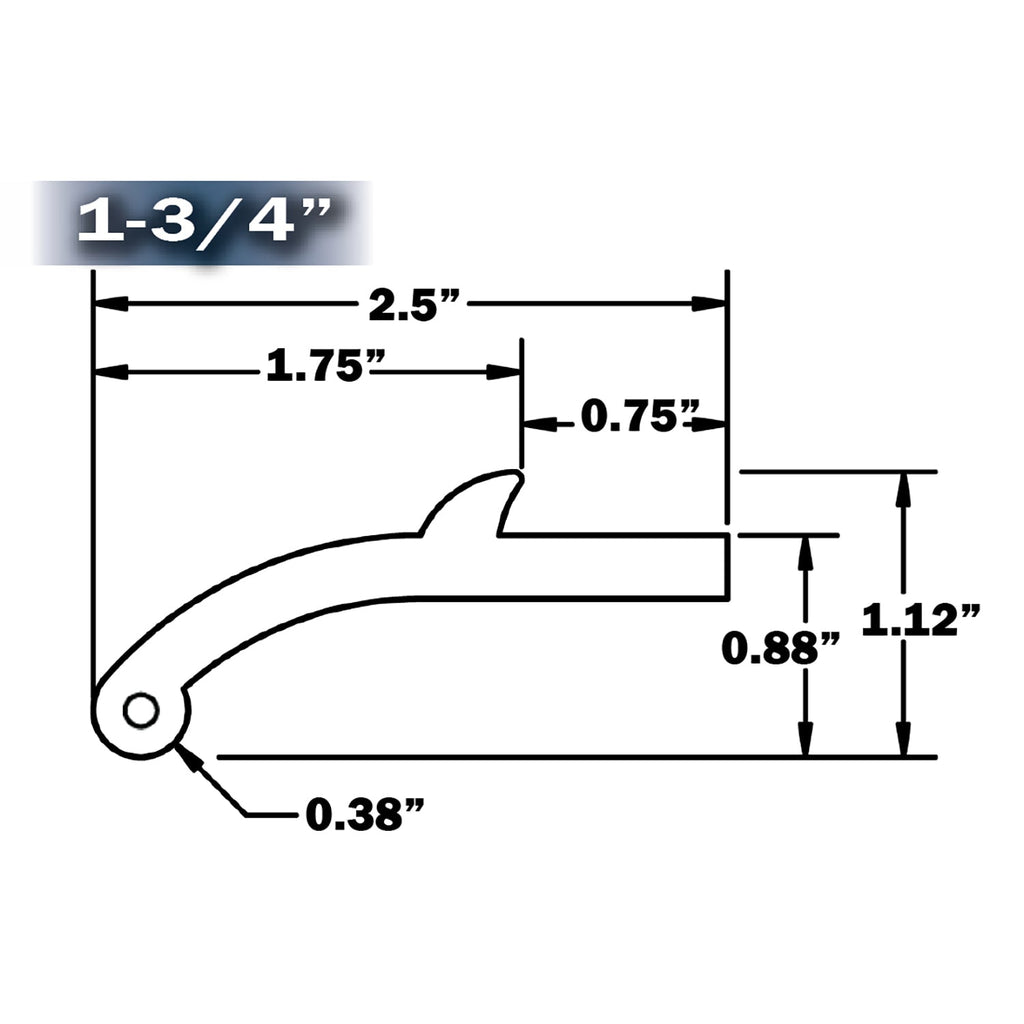 Flexy Flare Rubber Fender Exten. Heavy Duty Reinforced, 1-3/4" X 58" 4 Piece Kit