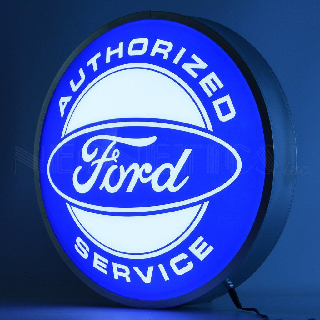 Ford Authorized Service Backlit LED Sign (15")