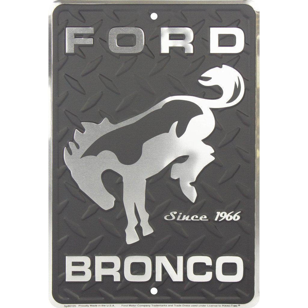 Ford Bronco Since 1966 Metal Sign