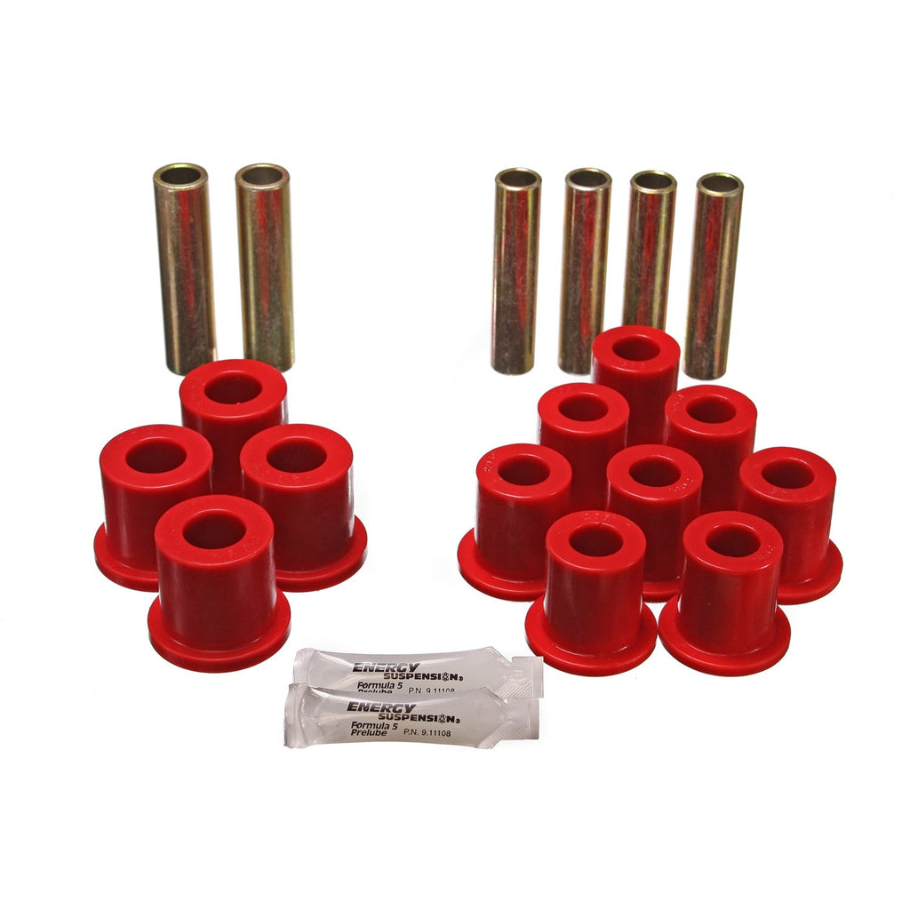 Ford Complete Spring & Shackle Set Red