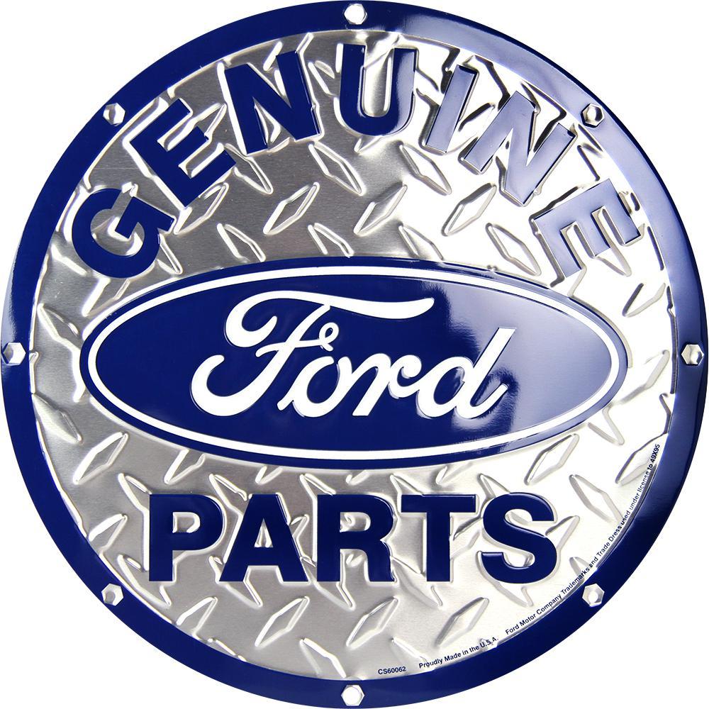 Genuine Ford Parts Metal Sign