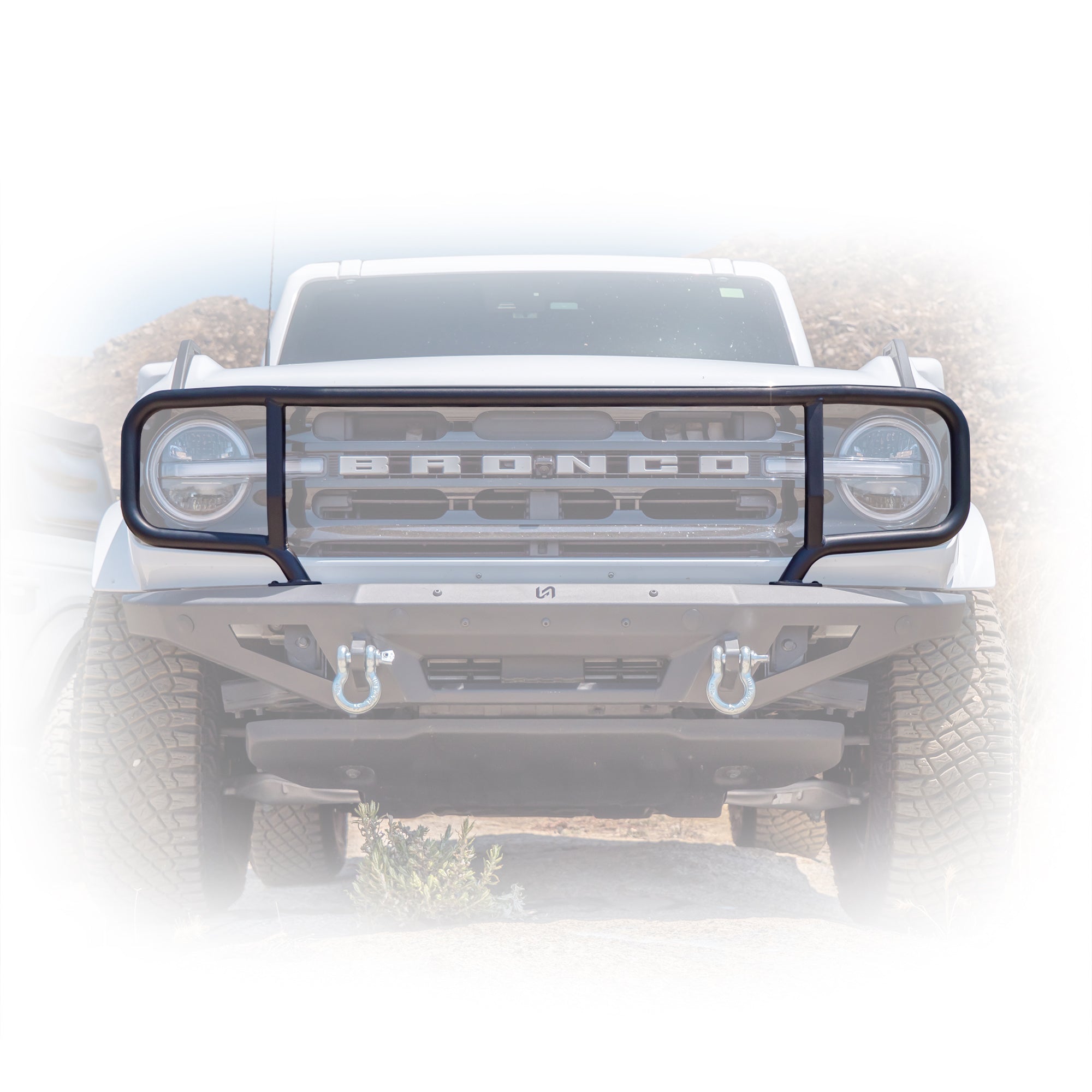 Evan-Fischer Front Bumper Grille For Ford Bronco Sport 2021-2024 – Primed, Direct Replacement