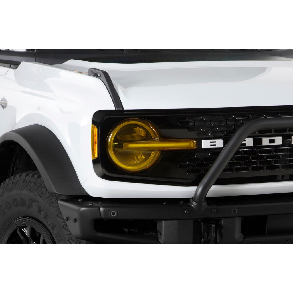 Headlight Cover Kit (Vehicles with LED Option), 4 Piece, Transparent Yellow