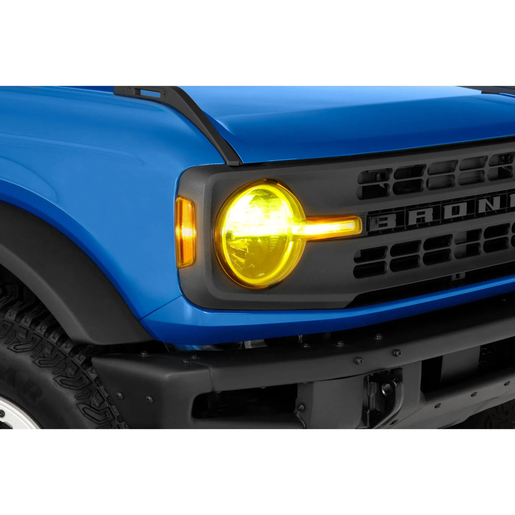 Headlight Cover Kit (Vehicles without LED Option), 4 Piece, Transparent Yellow