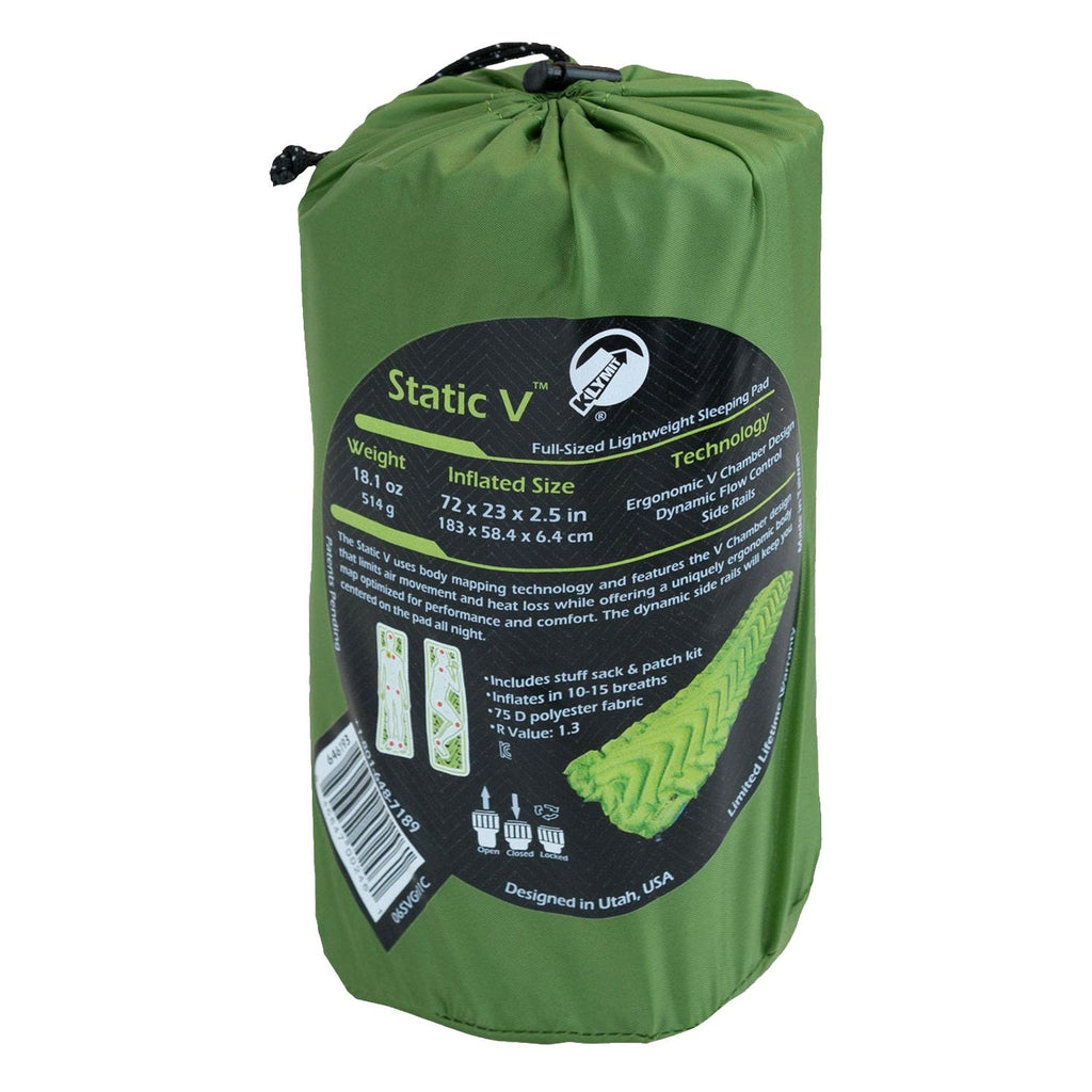 Klymit Static V2 Green Inflatable Sleeping Pad
