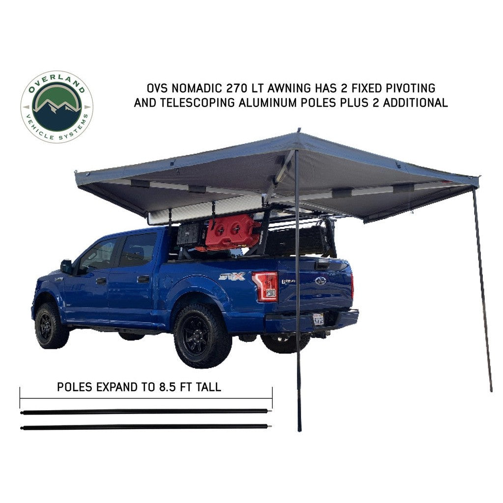 Nomadic LT 270 Awning & Wall 1, 2, & Mounting Brackets - Driverside