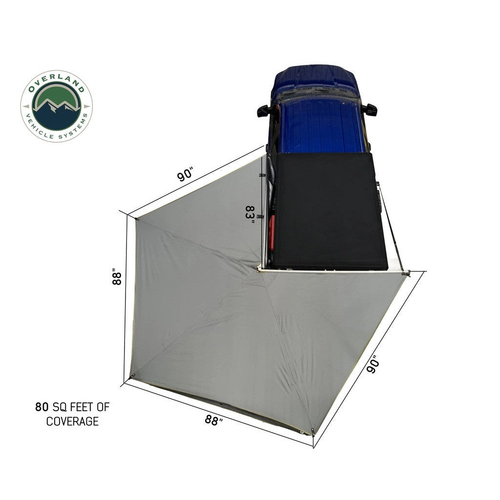 Nomadic LT 270 Awning & Wall 1, 2, & Mounting Brackets - Driverside