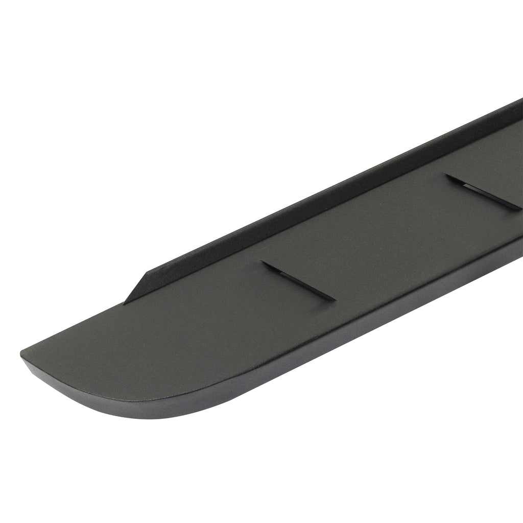 RB10 Slim Line Running Boards With Mounting Brackets Kit - Textured Black (4 Door)