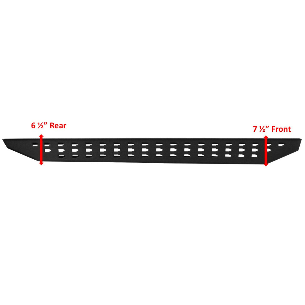 RB20 Running Boards - 73" Long - Boards Only - Bedliner Coating (4 Door)