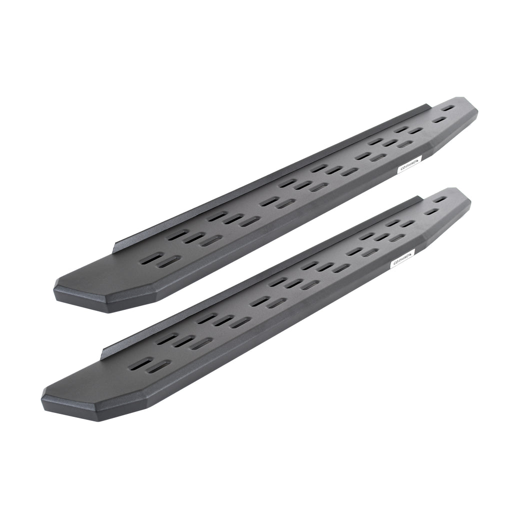 RB30 Running Boards With Mounting Bracket Kit - Textured Black (2 Door)