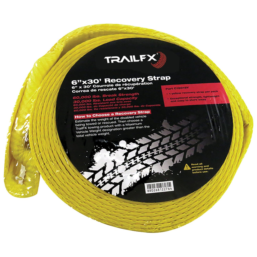 Recovery Strap 30' x 6" 30,000lb - Yellow