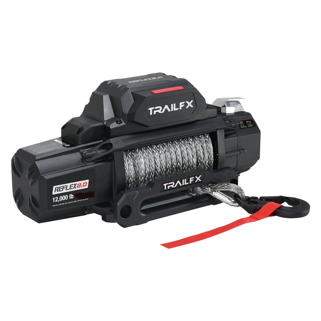 Reflex 2.0 12000 lb Winch; Synthetic Rope