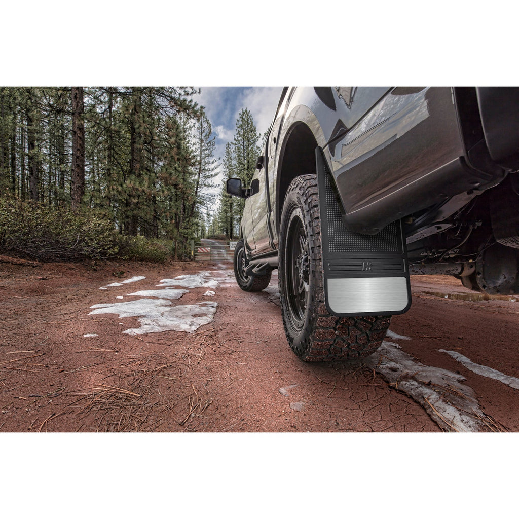 Rubber Front Mud Flaps - 12" with Weight