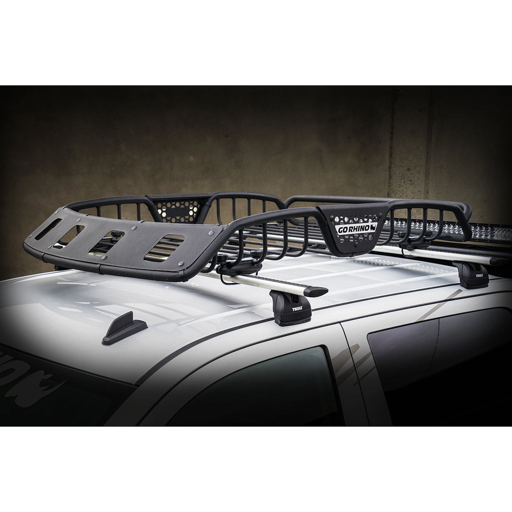 SR40 Tubular Steel Roof Rack With 4X Light Mount Openings - 60" Long