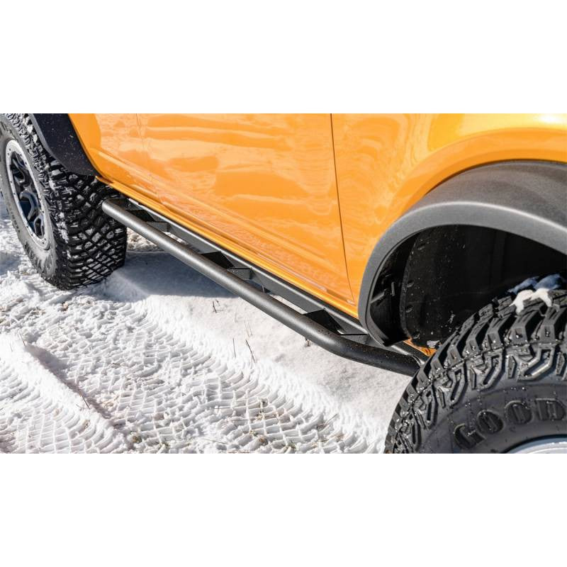 Trailslider Rock Slider Step System - Textured Black (4 Door)