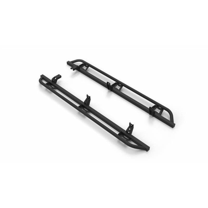 Trailslider Rock Slider Step System - Textured Black (4 Door)