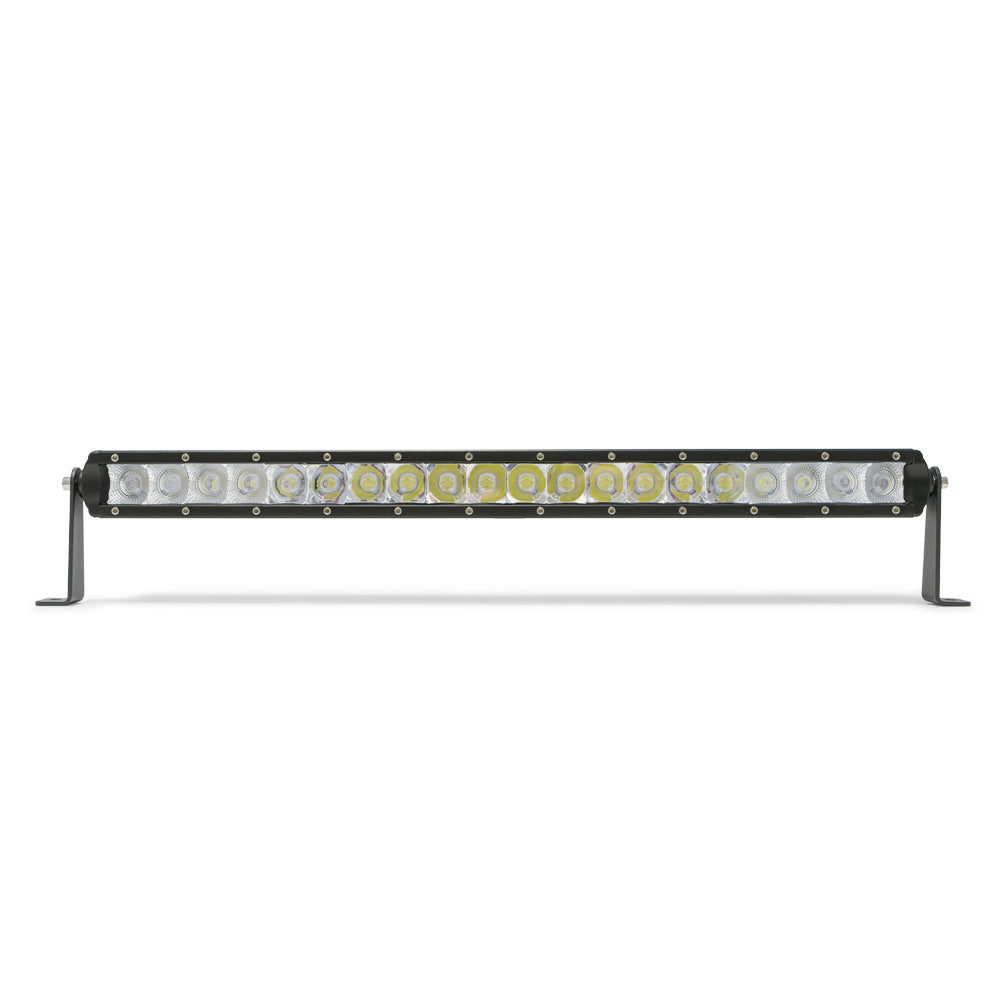 20" Single Row LED Light Bar with Chrome Face