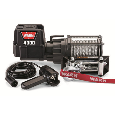 4000 DC Series 12V Electric Winch with Steel Rope