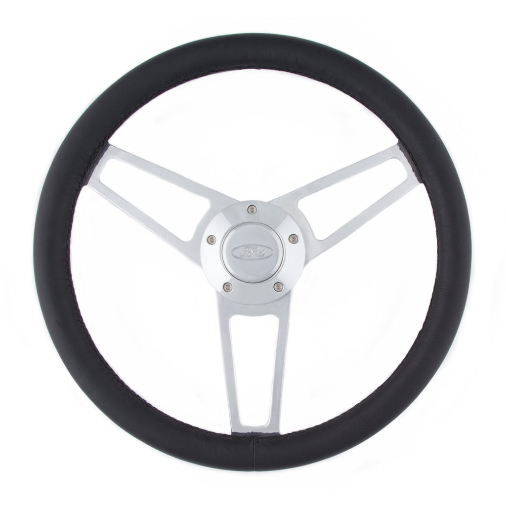Billet Series Leather St Eering Wheel Ford Logo