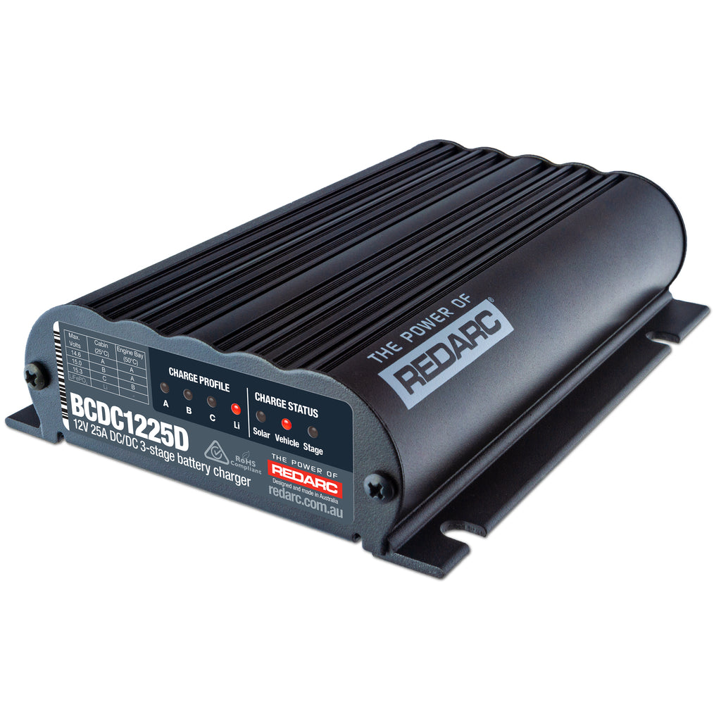 Dual Input 25A In-vehicle DC Battery Charger