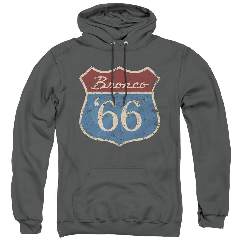 Ford Bronco Route 66 Bronco Pullover Hoodie