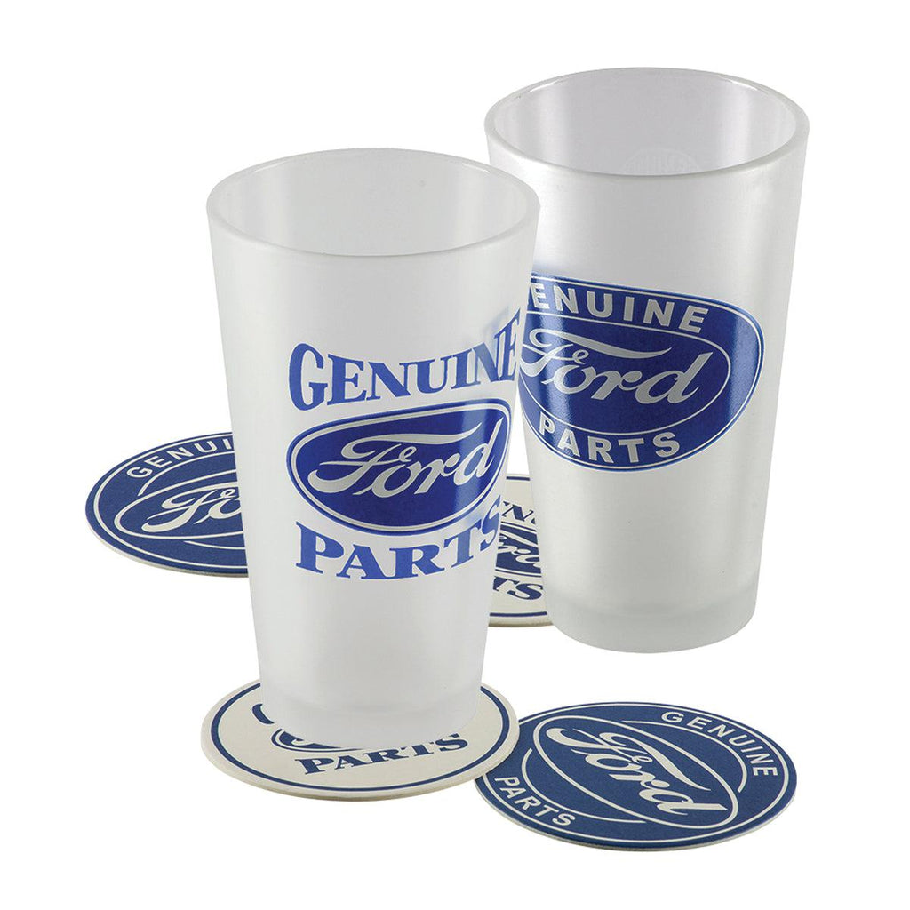 Ford Frosted Pint Glass Set - 2 Pack