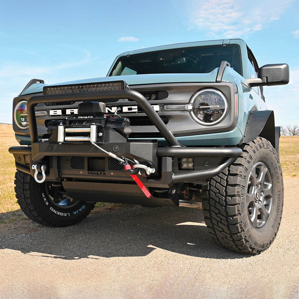 Front Tubular Winch Bumper with Pre Runner Guard