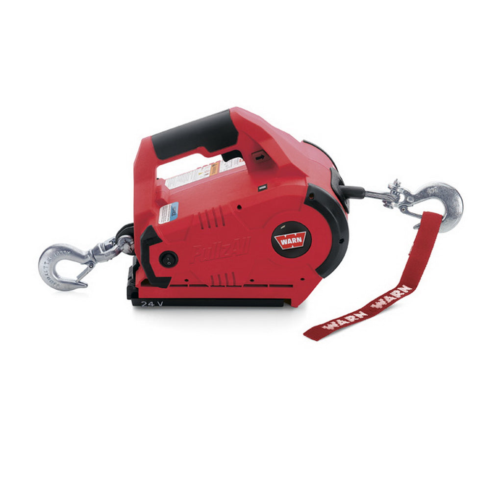 PullzAll Cordless 1000 lb Portable Winch with Two NiMH battery packs