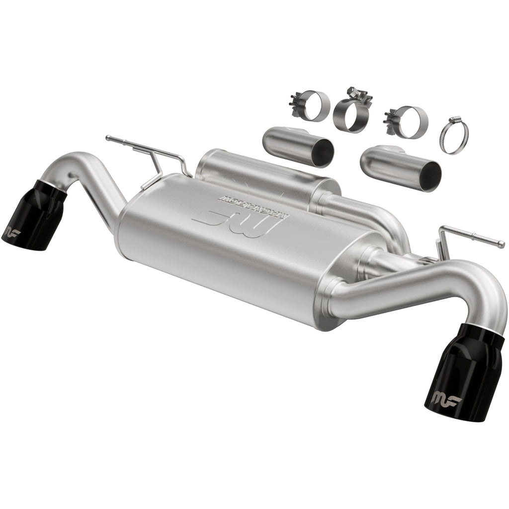 Street Series Black Chrome Axle-Back Exhaust System